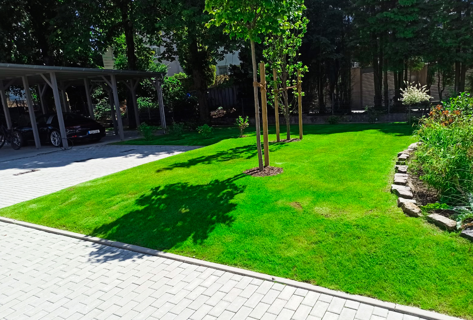 Professionelle Gartenpflege im Detail